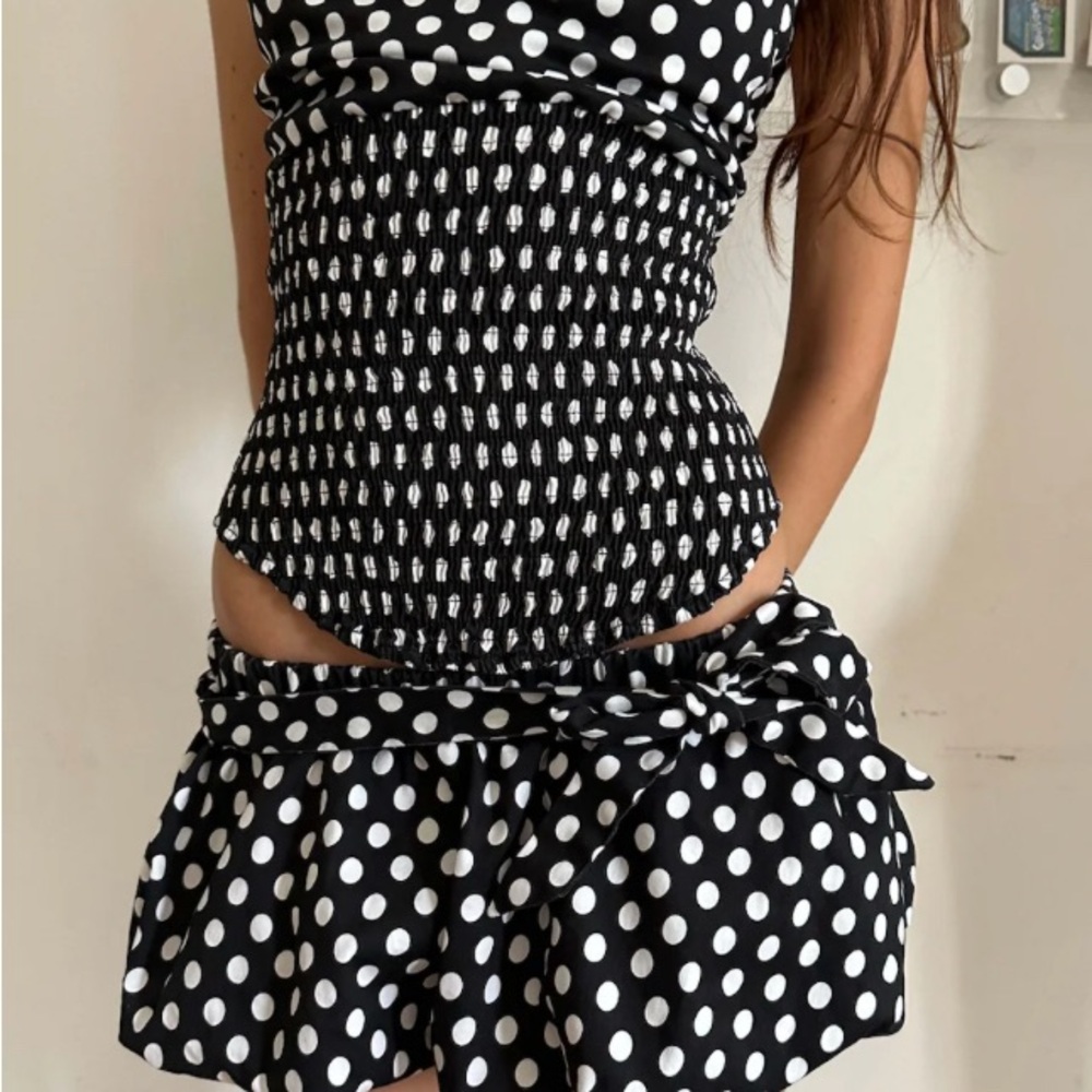 Polka Dot Mini Dress